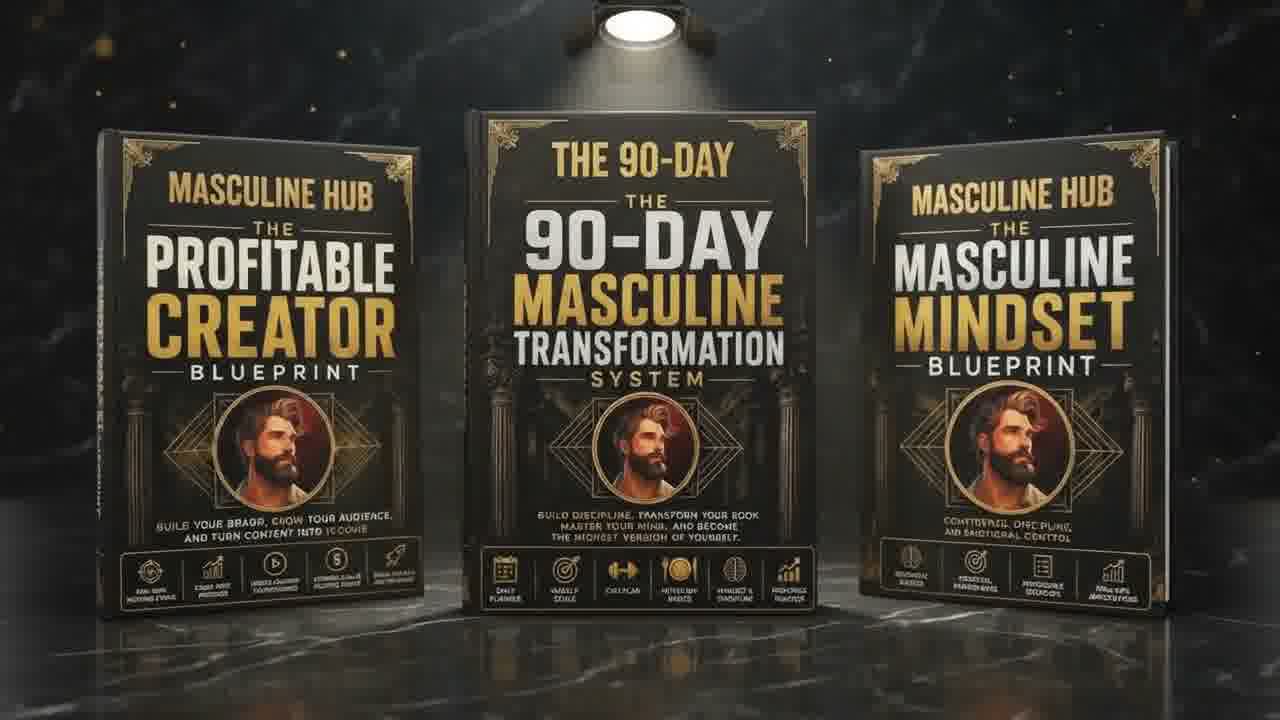 Complete Masculine Hub bundle — all three books